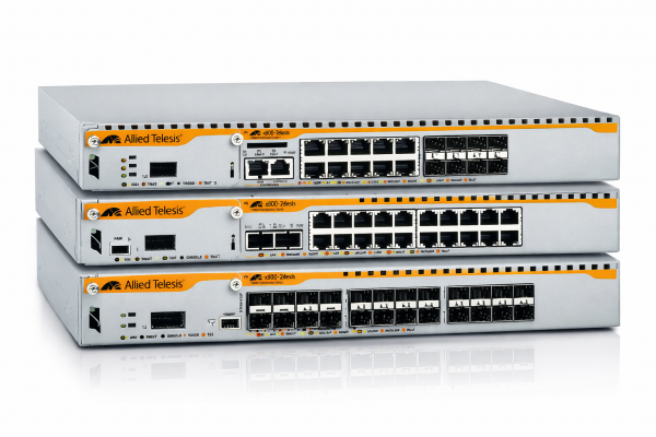 Коммутаторы Allied Telesis x900 Gigabit Ethernet: AT-x900-12XT/S, AT-x900-24XT, AT-x900-24XS