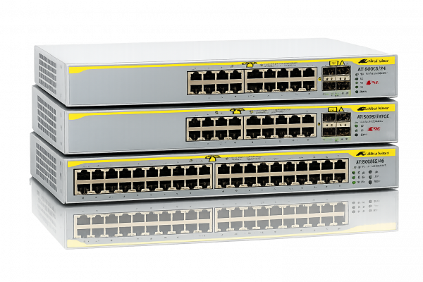 Граничные коммутаторы серии Allied Telesis 8000GS Gigabit Ethernet