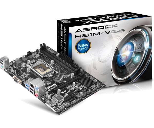 Материнская плата Asrock H81M-VG4, версия 2.0
