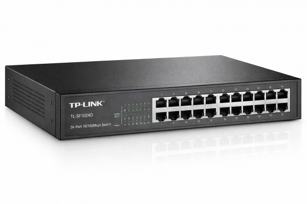 TL-SF1024D 24-портовый монтируемый в стойку коммутатор