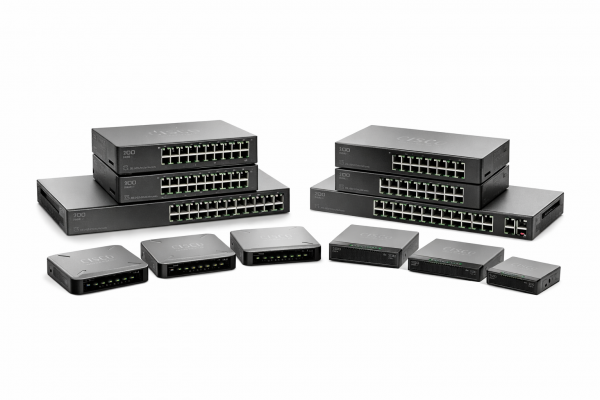Неуправляемые коммутаторы Cisco 100 Series